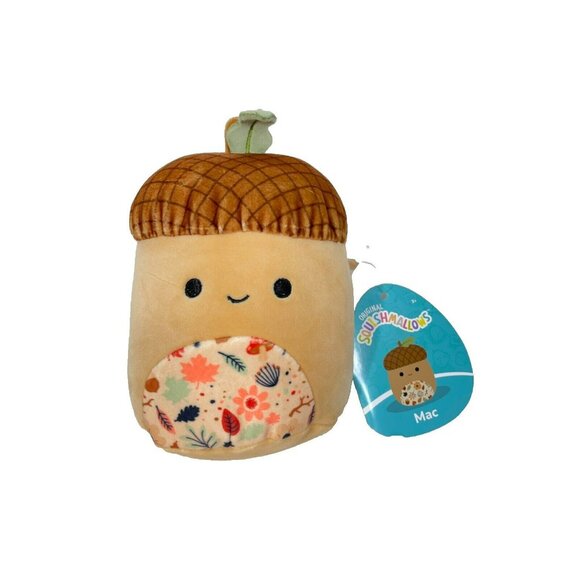 Squishmallows 5" Mac The Acorn Mini Plush Fall Harvest - Picture 1 of 5